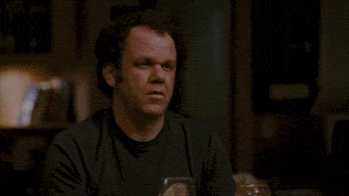 A GIF of John C. Reilly shaking his head