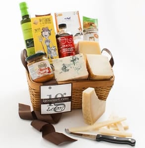 Photo of an igourmet gift basket