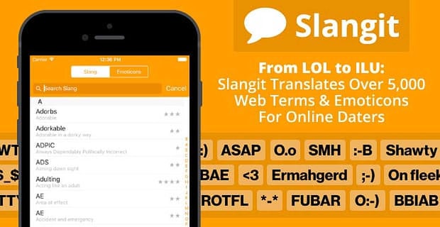 Slangit Translates Web Terms And Emoticons For Online Daters