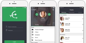 Screenshot of the Elite Singles App