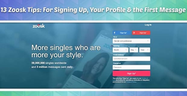 Zoosk Tips