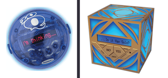 Photos of 20Q handheld devices