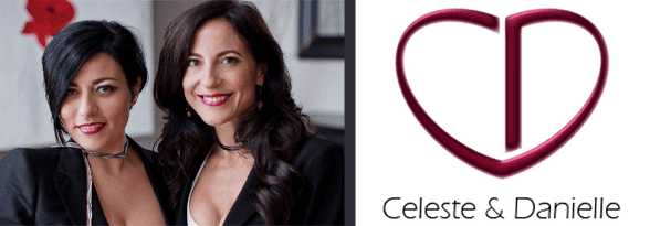 Headshot of Celeste and Danielle and the Celeste and Danielle logo Headshot of Celeste and Danielle and the Celeste and Danielle logo