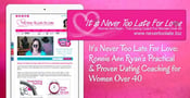 It’s Never Too Late For Love: Ronnie Ann Ryan’s Practical &#038; Proven Dating Coaching for Women Over 40