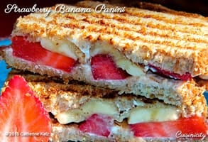 Photo of the Strawberry Banana Panini courtesy of CKatz