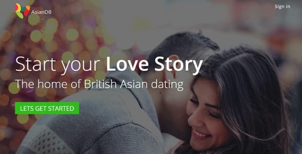 Screenshot of AsianD8's website