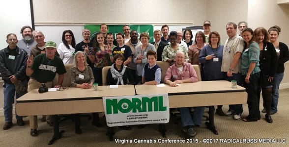 Photo of a NORML Conference in Richmond, Virginia