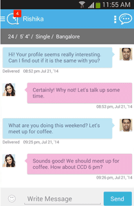 Screenshot of a conversation on QuackQuack Screenshot of a conversation on QuackQuack