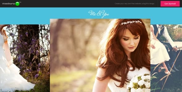 Screenshot of an example design by WebStarts