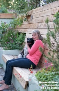 Photo of Elly Prior and her dog Teske Photo of Elly Prior and her dog Teske