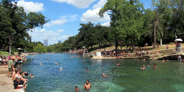 Photo of the Barton Springs Pool