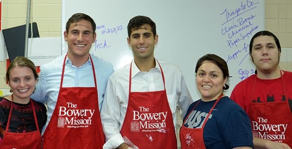 Photo of Young Philanthropists at the Bowery Mission