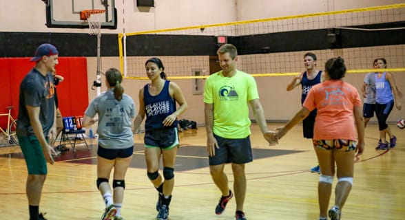 Photo of a Jacksonville volleyball league