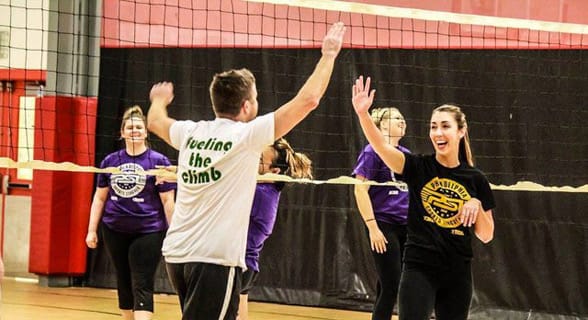 Photo of a Philly volleyball league