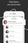 Screenshot of Hinge's Connections page