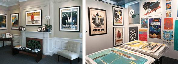 A collage of photos from the Gallery's Boston location