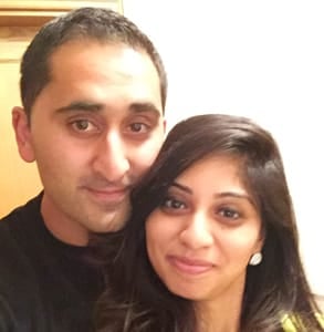 Photo of Sonia and Rupi, a couple who met via AsianD8