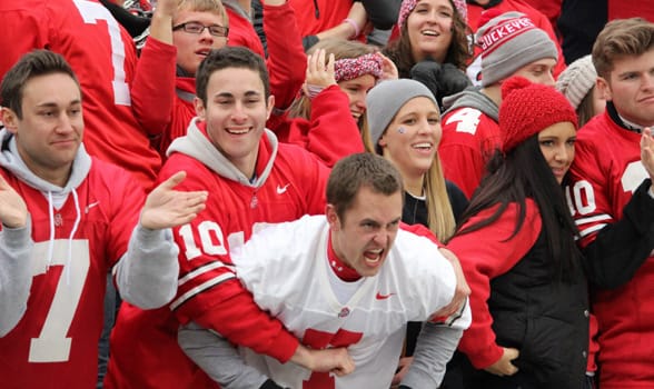 Photo of Ohio State fans