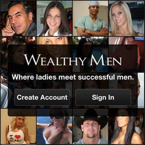 Photo of the WealthyMen app