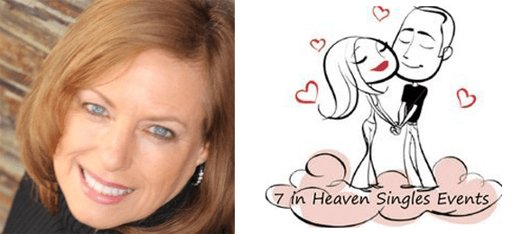 Gail Adams' headshot and the 7 in Heaven logo