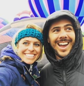 Photo of Mike Keshian, Founder and CEO of LuvByrd, and his girlfriend Kelly
