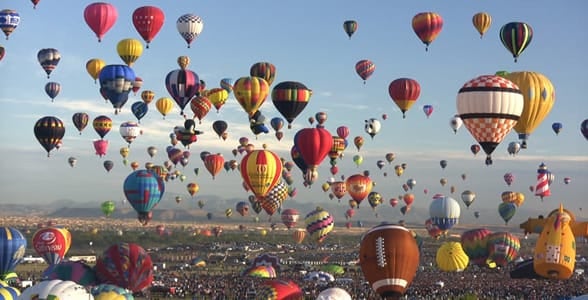 Photo of the Albuquerque International Balloon Festival