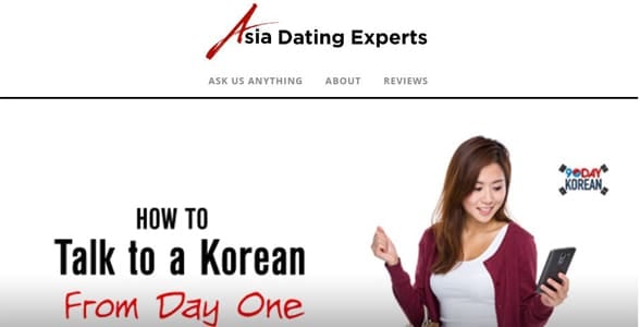 Screenshot of the Asia Dating Experts homepage Screenshot of the Asia Dating Experts homepage