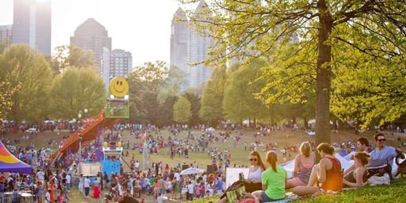 Photo of a festival in Atlanta
