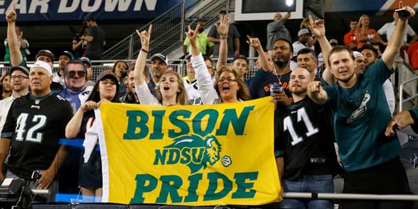 Photo of NDSU fans