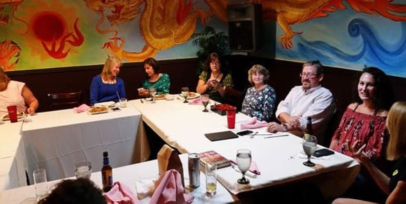 Photo of a Manchester book club