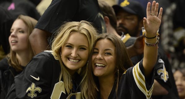 Photo of New Orleans Saints fans