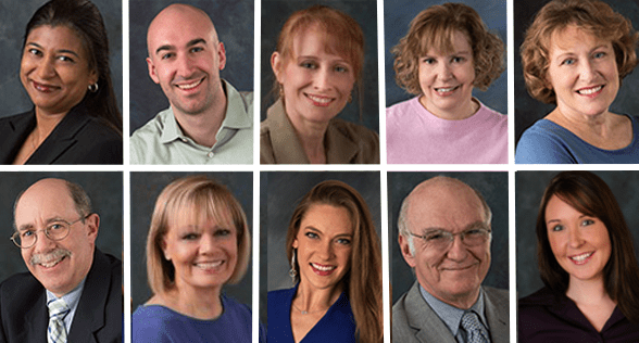 Collage of Karen Ruskin's associates
