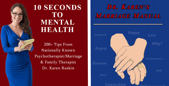Collage of Karen Ruskin's book covers