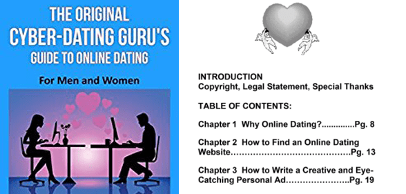 Photos of the cover and contents page of Robin DeLuca's book