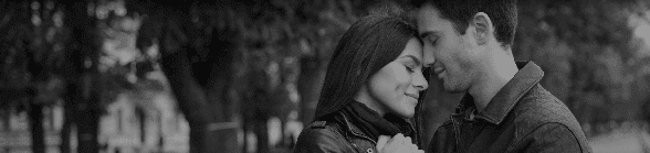 Photo of a couple embracing