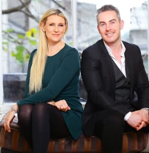Photo of Rena and Feargal Harrington, Founders of Intro Photo of Rena and Feargal Harrington, Founders of Intro
