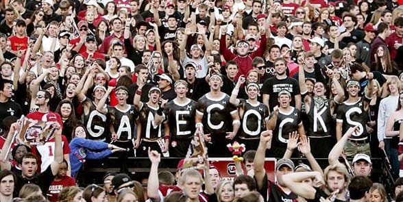 Photo of Gamecocks fans