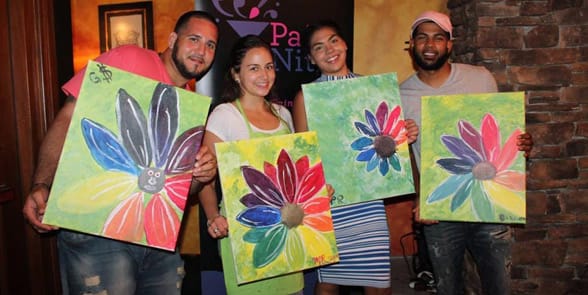 Photo of a Paint Nite event