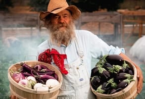 Photo of Dave Kaiser, a farmer at Baker's Creek