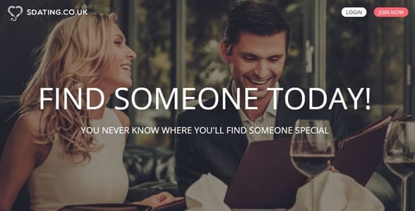 Screenshot of SDating.co.uk