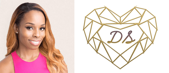 Devyn Simone's headshot and logo Devyn Simone's headshot and logo