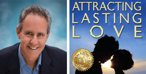 Roy Biancalana's headshot and the cover of Attracting Lasting Love