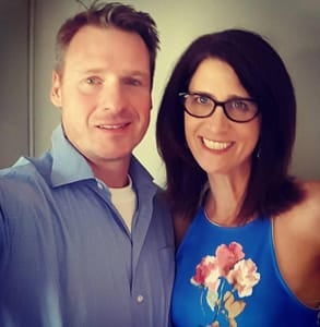 Photo of Jaimy Blazynski, aka The Date Doctor, and her second husband