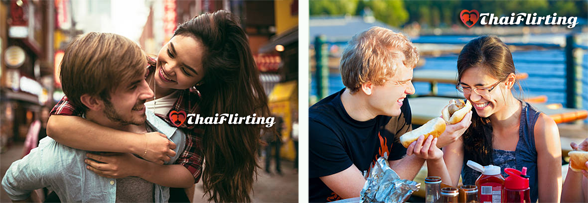 Photo of couples matched at ThaiFlirting.com
