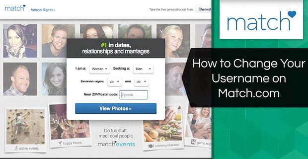 How To Change Your Username On Match