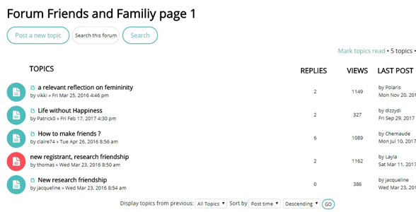 Screenshot of 2Seniors.co.uk's forum