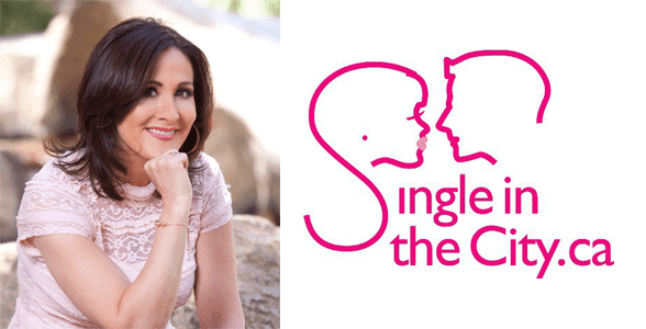 Laura Bilotta's headshot and the Single in the City logo