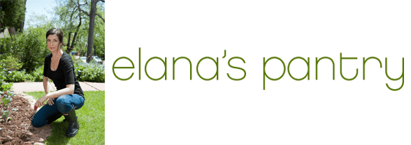 Photo of Elana Amsterdam and the Elana's Pantry logo