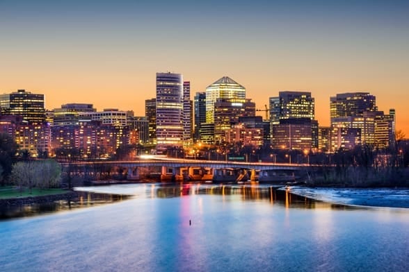 Photo of the Arlington skyline