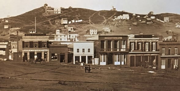 Photo of San Francisco in 1851